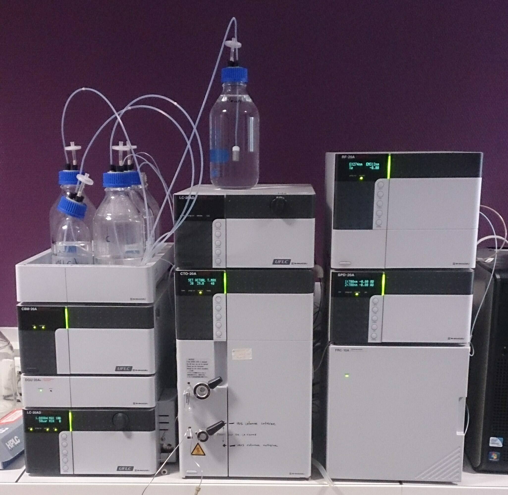 HPLC DÉTECTEURS UV ET FLUORESCENCE SHIMADZU